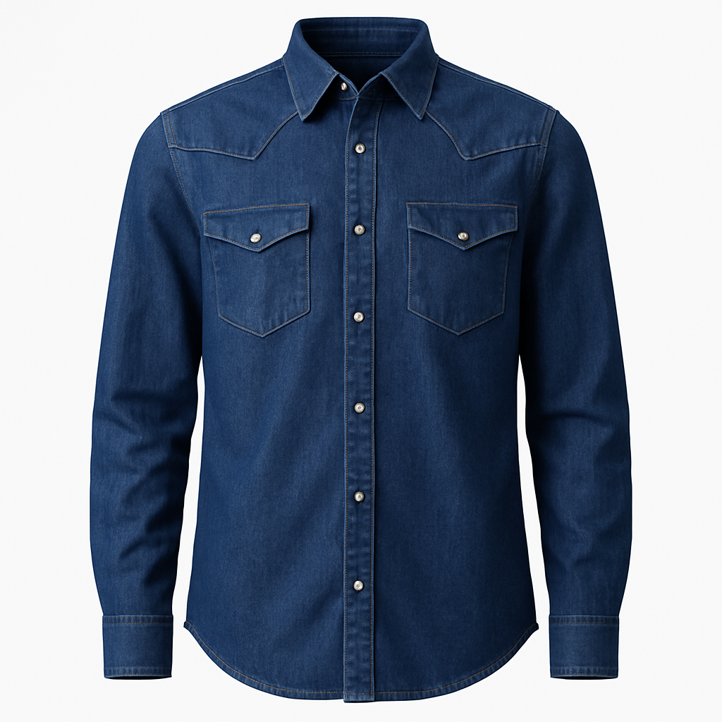 Denimhemd Indigo - Holhardt Hemden